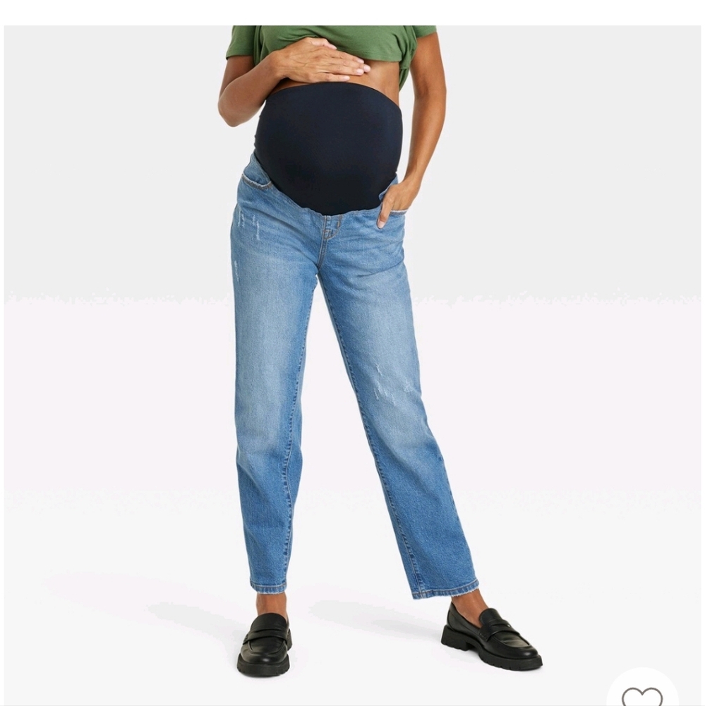 Ingrid and Isabel over the belly Maternity jeans
